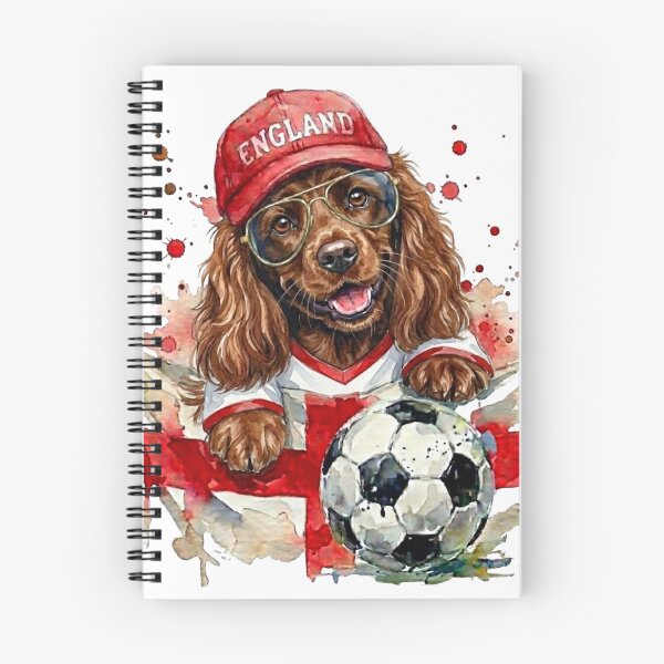 Item preview, Cocker spaniel brown World Cup England Suppawter designed and sold by The Suppawters.