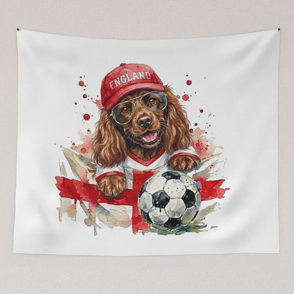 Item preview, Cocker spaniel brown World Cup England Suppawter designed and sold by The Suppawters.