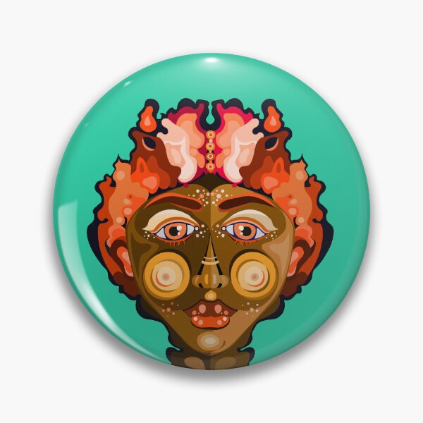Item preview, Fire Soul | Abstract Portrait  designed and sold by Kau_eunoia_arte.