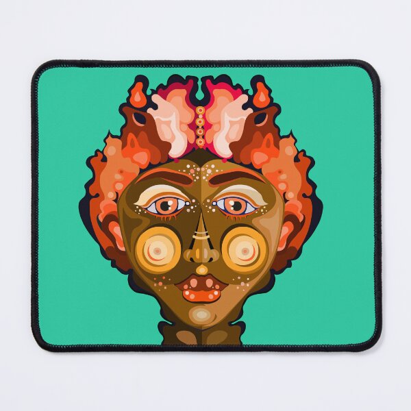 Item preview, Fire Soul | Abstract Portrait  designed and sold by Kau_eunoia_arte.