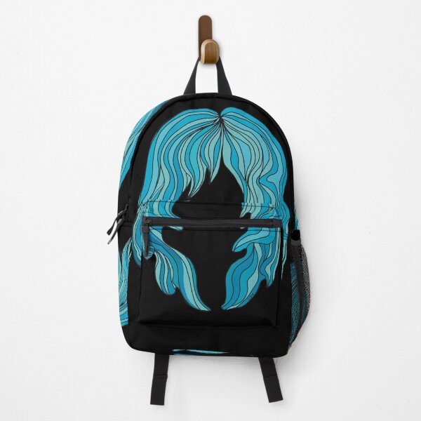Item preview, Ethereal Mermaid Blue Ocean Flowing Hair Silhouette designed and sold by Karin Taylor.