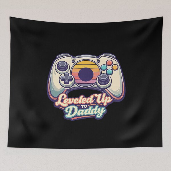 Item preview, Leveled Up to Daddy designed and sold by LuveraxArt.