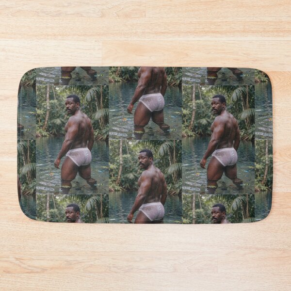 Item preview, Muscular Jungle Man in Wet White Briefs designed and sold by ZhivanCrimson.