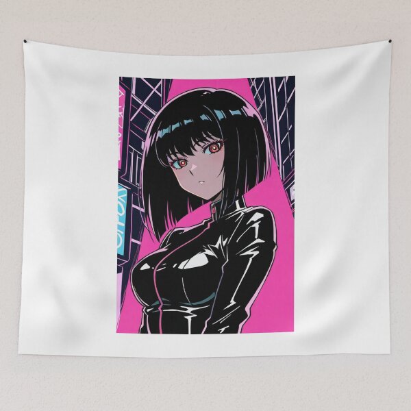 Item preview, Fashion - intense woman black neon designed and sold by AnimeShin.