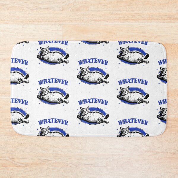 Item preview, Whatever Cat Sarcastic Vintage Cat Lover Design designed and sold by ChaoticCatIlust.