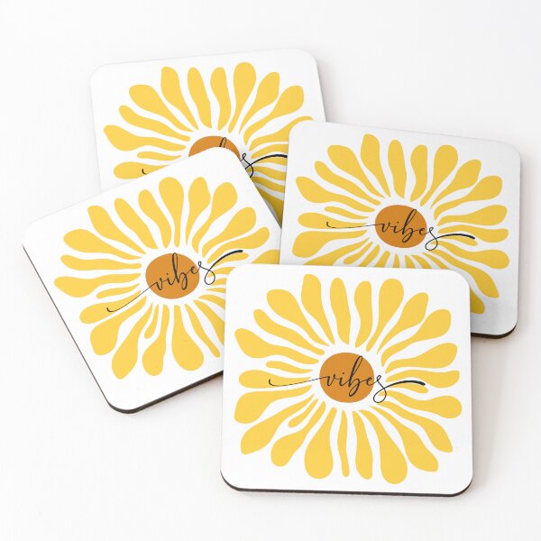 Item preview, Yellow Sunflower Vibes Retro Graphic designed and sold by INK-ORA.
