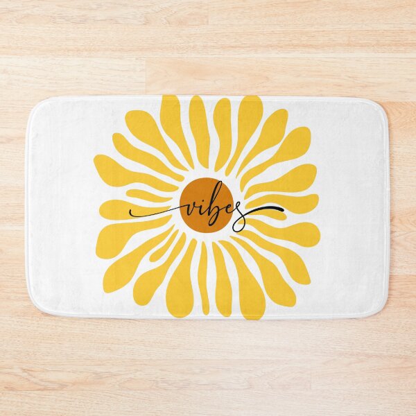 Item preview, Yellow Sunflower Vibes Retro Graphic designed and sold by INK-ORA.