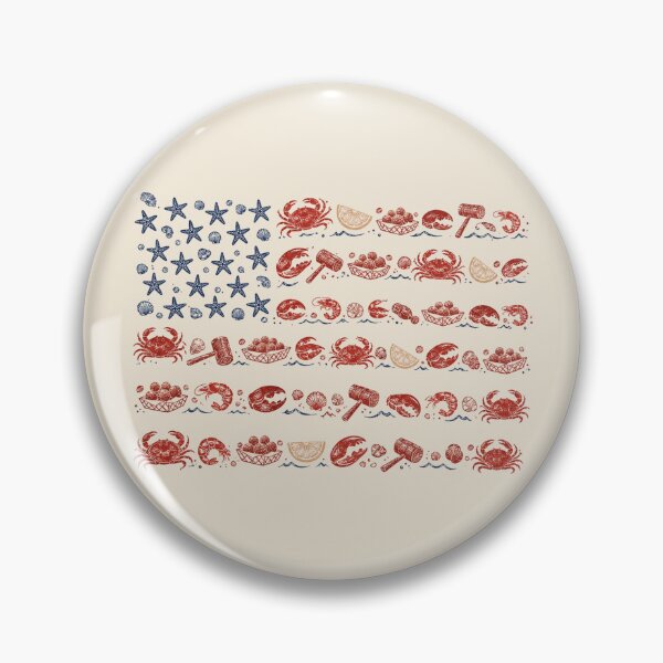 Item preview, Vintage Crab Feast Coastal Americana Seafood designed and sold by POD DYNASTY.