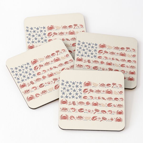 Item preview, Vintage Crab Feast Coastal Americana Seafood designed and sold by POD DYNASTY.