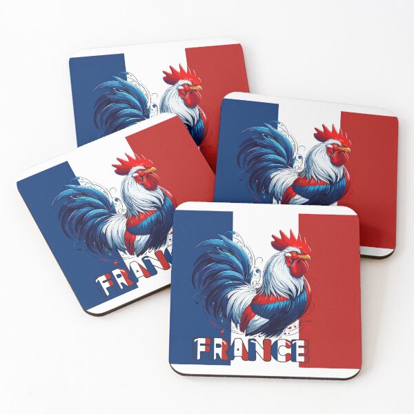 Item preview, France Football Fan Cartoon Sticker | French Football Supporter designed and sold by aminesez22.