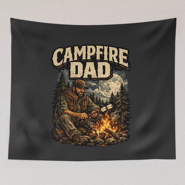 Item preview, Campfire Dad Funny Camping Father's Day Outdoor Adventure designed and sold by DREAMBURN™.