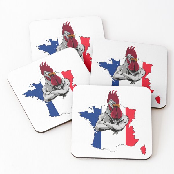 Item preview, Copy of France Football Fan Cartoon Sticker | French Football Supporter designed and sold by aminesez22.