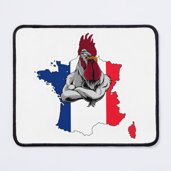 Item preview, Copy of France Football Fan Cartoon Sticker | French Football Supporter designed and sold by aminesez22.