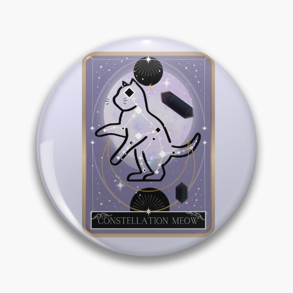 Item preview, Constellation Cat Tarot card   designed and sold by SolaceCatDesigns.