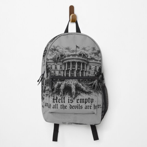 Item preview, Hell is Empty and All the Devils are Here ~Shakespeare White House America Democracy NWO  designed and sold by BlueLineLAX.