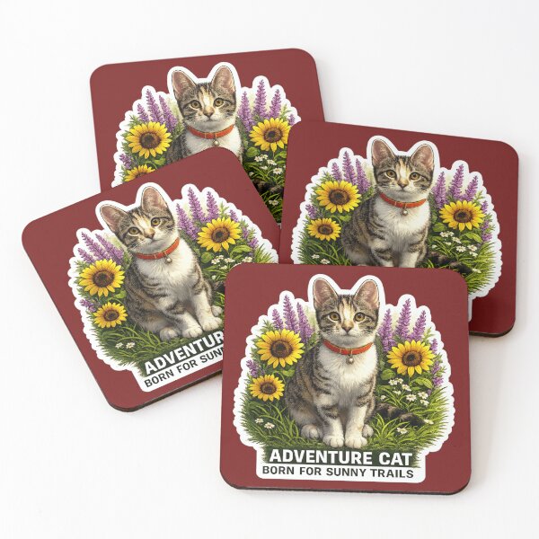 Item preview, Adventure Kitten Ruby is Born For Sunny Trails  designed and sold by Northcrest Co..