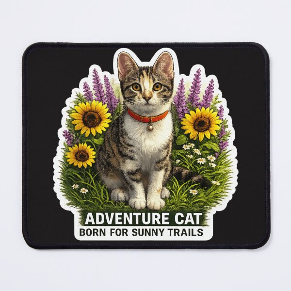 Item preview, Adventure Kitten Ruby is Born For Sunny Trails  designed and sold by Northcrest Co..