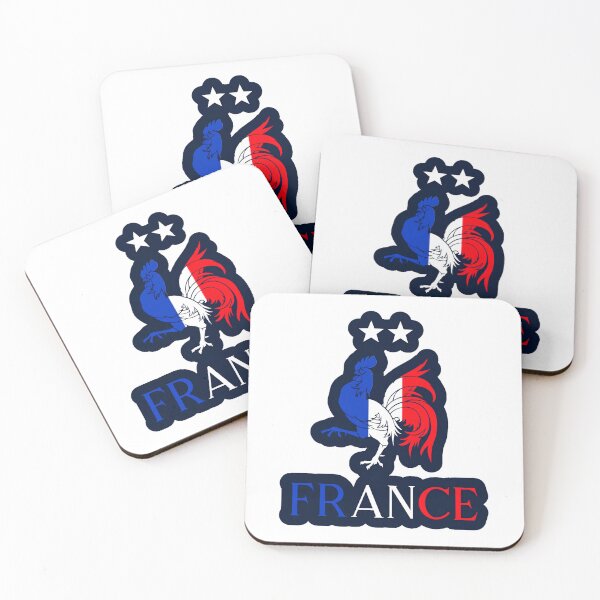 Item preview, France Football Fan Cartoon Sticker | French Football Supporter designed and sold by aminesez22.