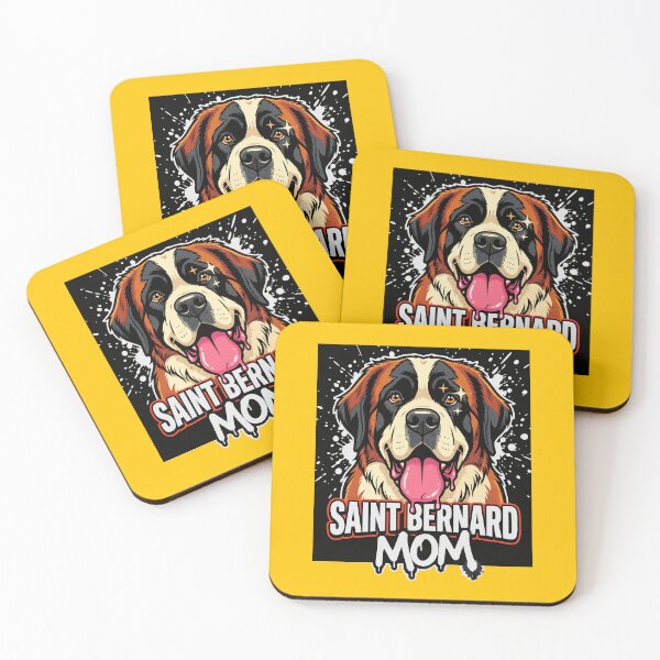Item preview, Saint Bernard Mom | Luxury Oil Paint Dog Portrait designed and sold by Shirtely.