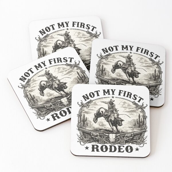 Item preview, Not My First Rodeo Vintage Cowboy designed and sold by ZENVIRART.
