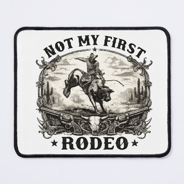 Item preview, Not My First Rodeo Vintage Cowboy designed and sold by ZENVIRART.