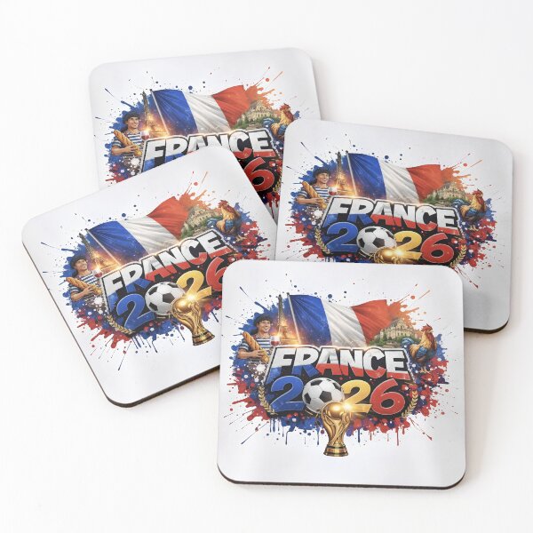 Item preview, France Football Fan Cartoon Sticker | French Football Supporter designed and sold by aminesez22.