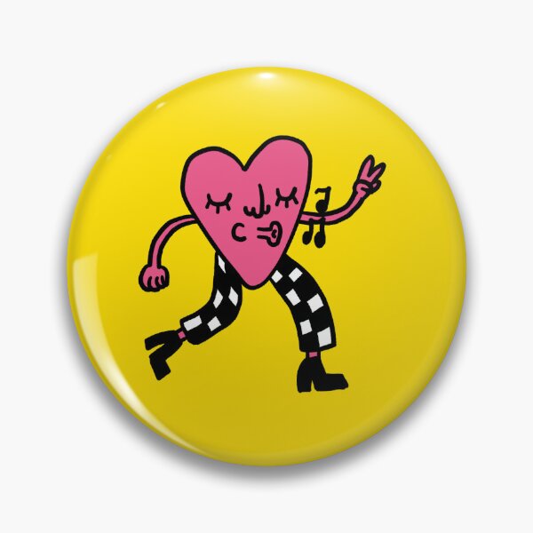 Item preview, Funky whistling heart designed and sold by algorancio.