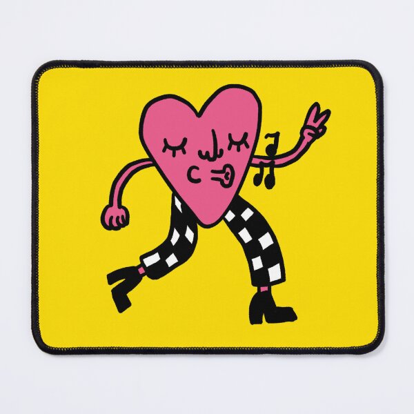 Item preview, Funky whistling heart designed and sold by algorancio.
