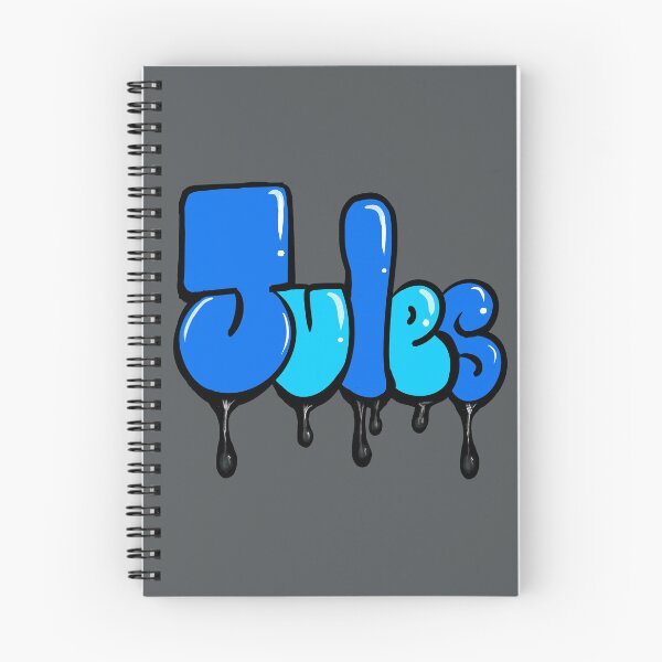 Item preview, Jules Name Personalized Custom Art Retro 70s Typography Vintage Bubble Letters designed and sold by Artonmytee.