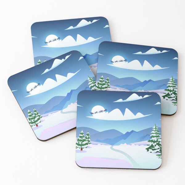 Item preview, Winter Mountain from and Flying Deer designed and sold by MenCoBaVerif.