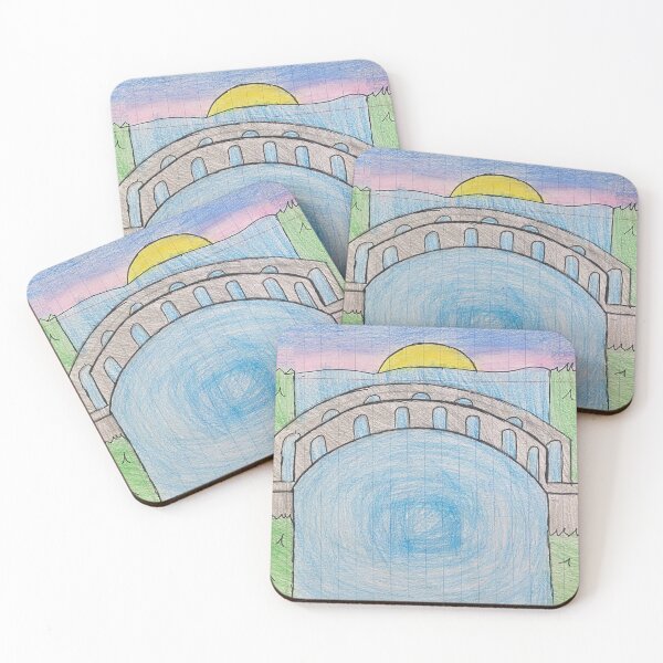 Item preview, Bridge Sunset by Viviana designed and sold by VivisArtShop.