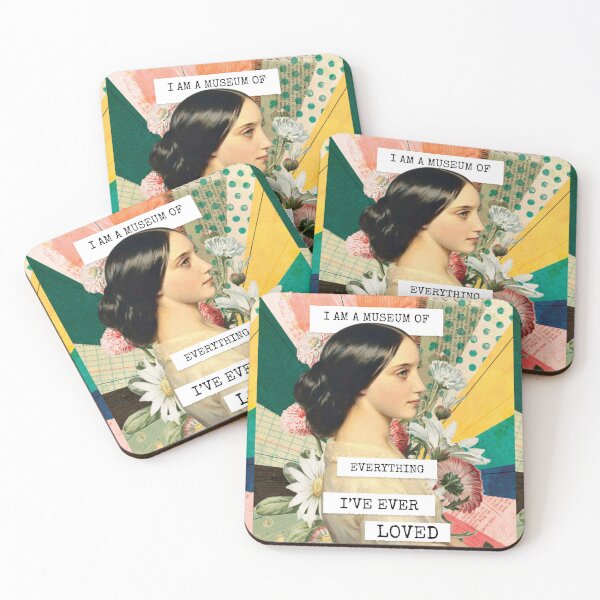 Item preview, Inspirational Collage: "I am a museum of everything I've ever loved" designed and sold by SouthPrints.