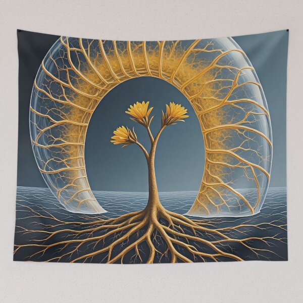Item preview, Tree of Life in a protective glass casing designed and sold by Mianku | Für das Leben.