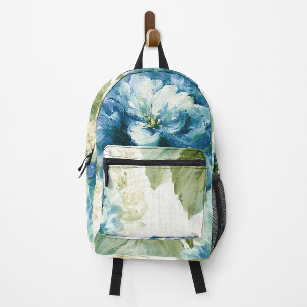 Item preview, Oil Painting Blue Hydrangea Botanical Pattern Housewarming Gift designed and sold by Vibrantdream.