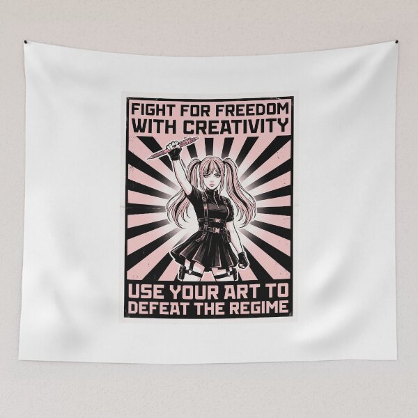 Item preview, Fight for Freedom With Creativity designed and sold by accu-arts.