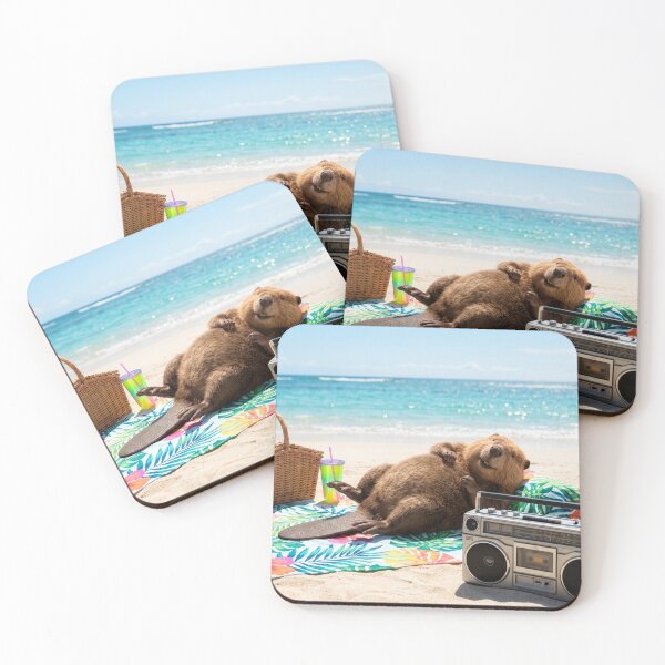 Item preview, Beach Blanket Beaver designed and sold by Tridentulus.