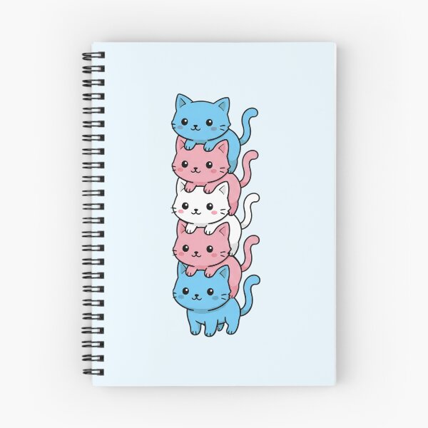 Item preview, Trans Pride Cat Stack designed and sold by Ivy-Triggs.