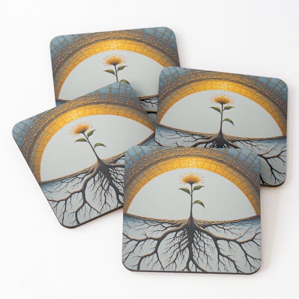 Item preview, The flower grows from deep roots under the dome. designed and sold by Mianku | Für das Leben.