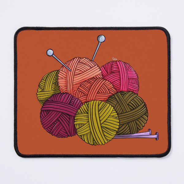 Item preview, Cozy Balls of Yarn Illustration designed and sold by DesignedByCece.