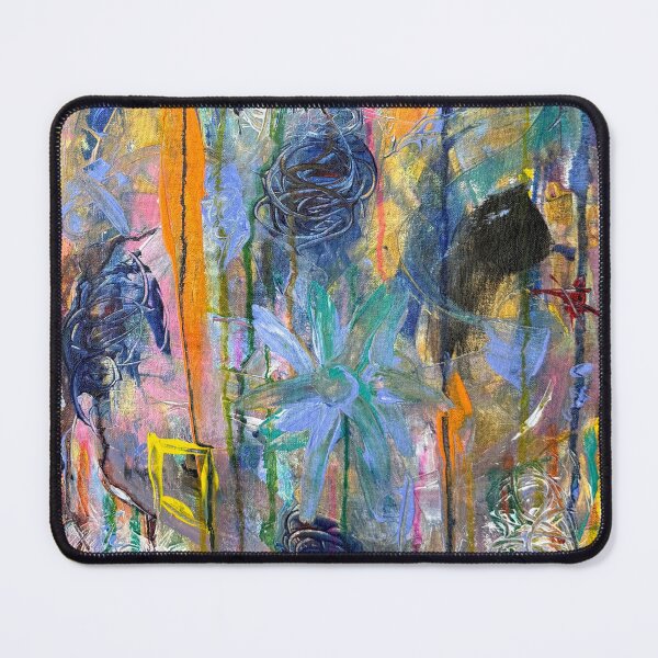 Item preview, Colourful Original Abstract Acrylic Painting designed and sold by LaurenOliverArt.