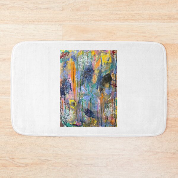 Item preview, Colourful Original Abstract Acrylic Painting designed and sold by LaurenOliverArt.