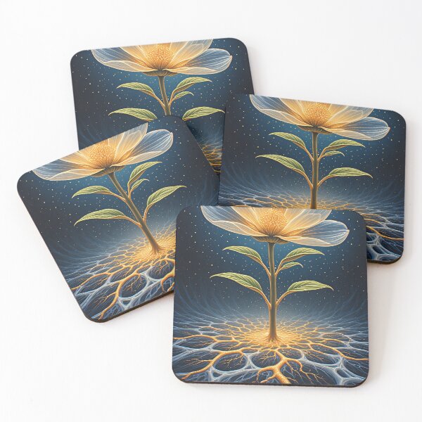 Item preview, Transcendent flowering in the cosmic universe designed and sold by Mianku | Für das Leben.