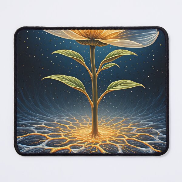 Item preview, Transcendent flowering in the cosmic universe designed and sold by Mianku | Für das Leben.
