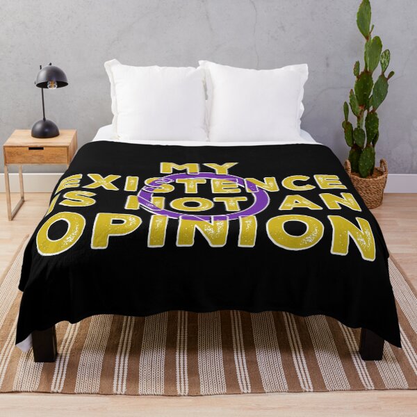 Item preview, My Existence Is Not An Opinion - Intersex Flag designed and sold by Qweird Artistry.
