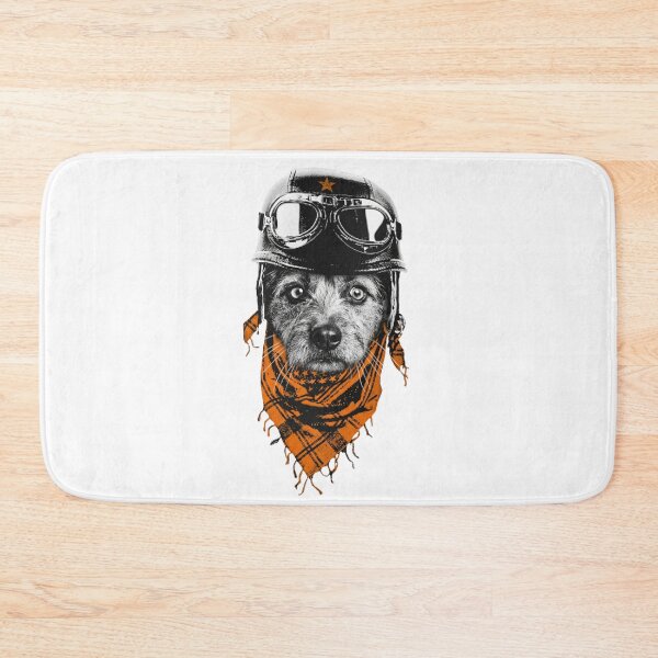 Item preview, Adventure Pup Vintage Rider Illustration designed and sold by MAJCO-ART.