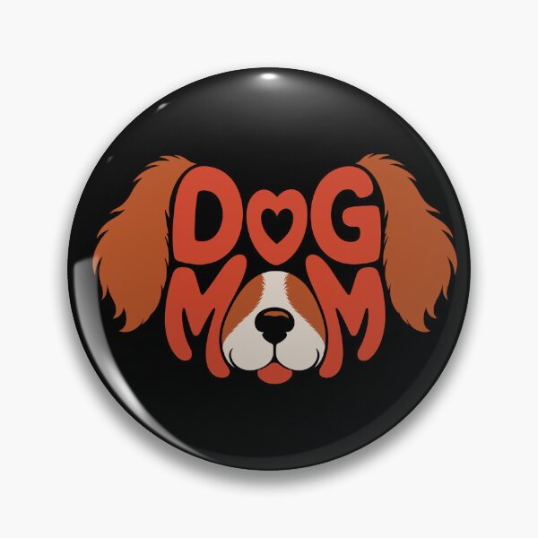 Item preview,   Dog Mom - Typography - Blenheim Cavalier designed and sold by Kaurisdigital.