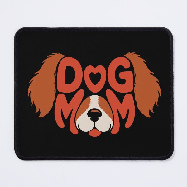 Item preview,   Dog Mom - Typography - Blenheim Cavalier designed and sold by Kaurisdigital.
