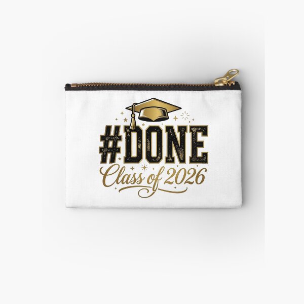 Item preview, Hashtag DONE Class Of 2026 Retro Gold Graduation designed and sold by drchzak.