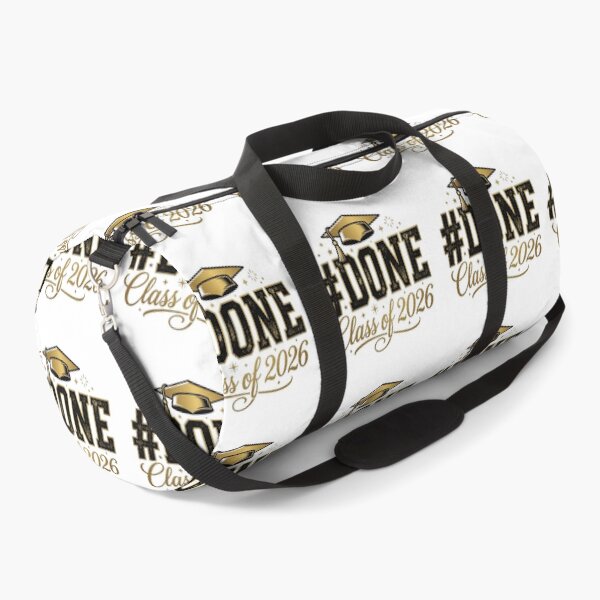 Item preview, Hashtag DONE Class Of 2026 Retro Gold Graduation designed and sold by drchzak.