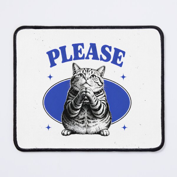 Item preview, Please Cat Funny Sarcastic Cat Lover Design designed and sold by ChaoticCatIlust.